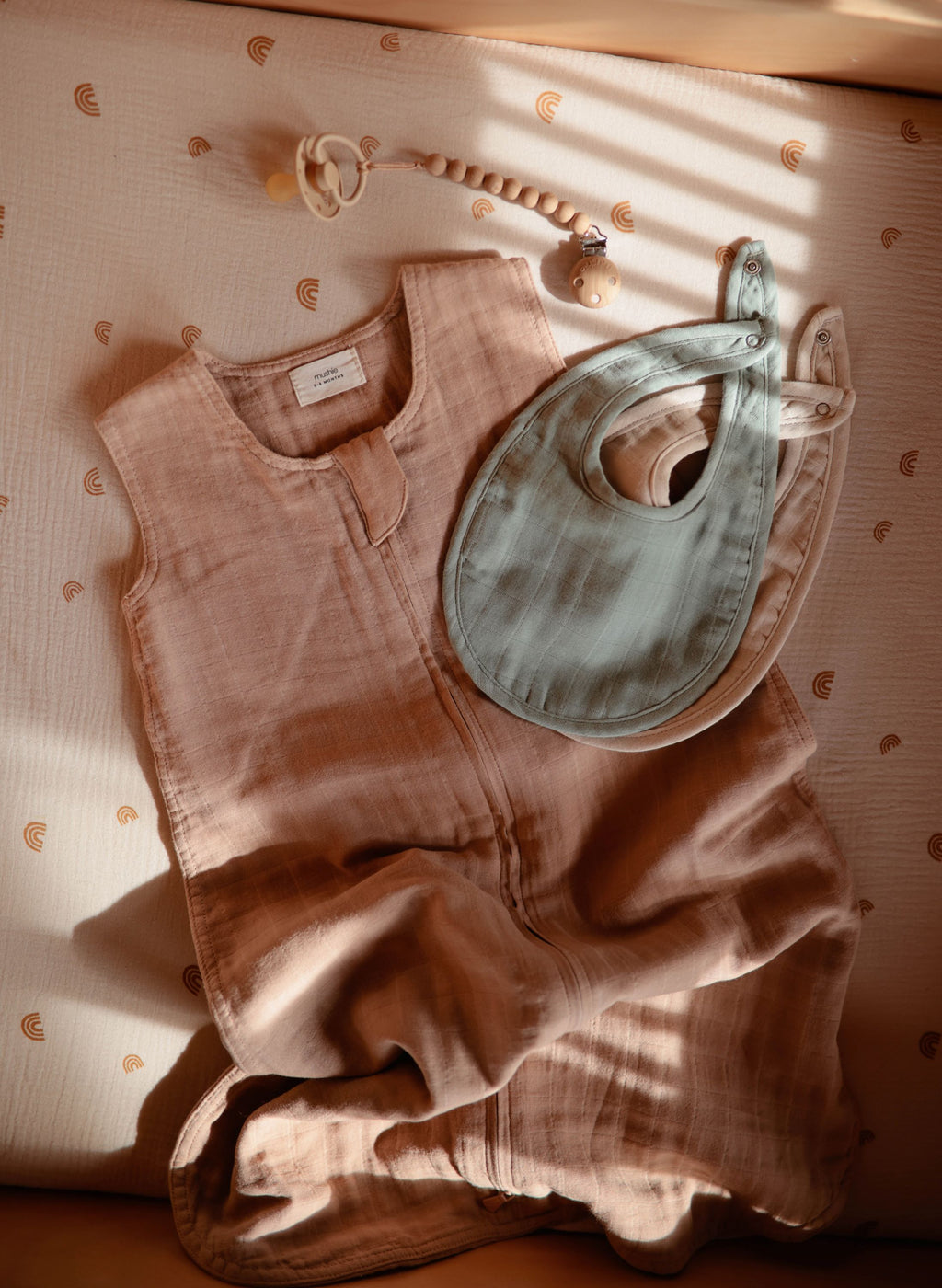 Mushie muslino miegmaišis „Sleep Bag“ – Blush